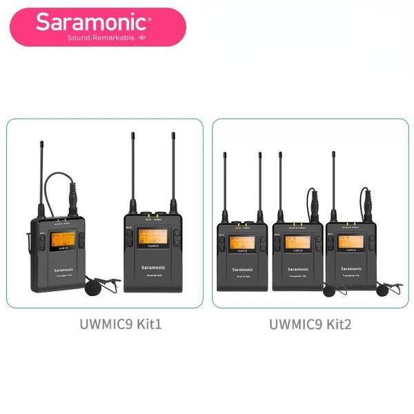 microphones saramonic uwmic9 kit2/kit1 uhf video broadcast interview lavalier wireless microphone system for dslr camera sony camcorder
microphones saramonic uwmic9 kit2/kit1 uhf video broadcast interview lavalier wireless microphone system for dslr camera sony camcorder