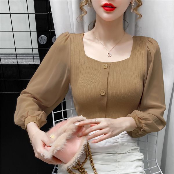 new 2021 autumn long sleeve women blouse shirt fashion casual mesh patchwork women and shirt blusas, White
new 2021 autumn long sleeve women blouse shirt fashion casual mesh patchwork women and shirt blusas, White