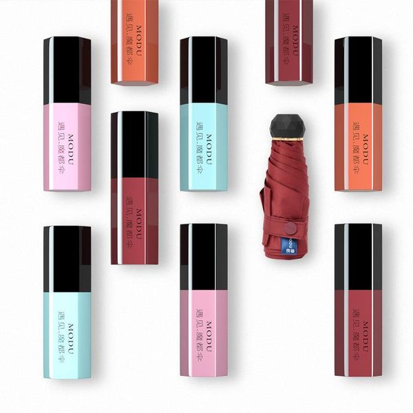 umbrellas women cute lipstick mini folding umbrella sun uv protection rainy dual-use 5 sunny pocket small girls parasol
umbrellas women cute lipstick mini folding umbrella sun uv protection rainy dual-use 5 sunny pocket small girls parasol