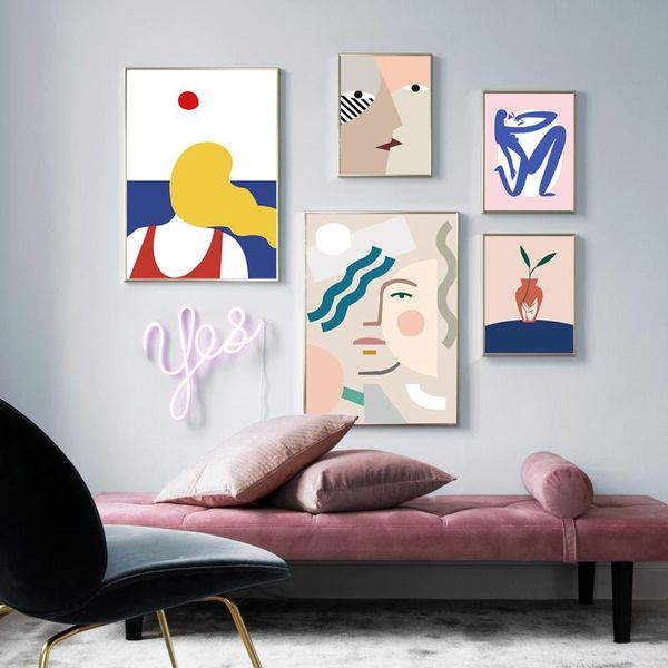 paintings abstract line color female face body canvas painting art nordic posters and prints wall pictures for living room decor frameless
paintings abstract line color female face body canvas painting art nordic posters and prints wall pictures for living room decor frameless