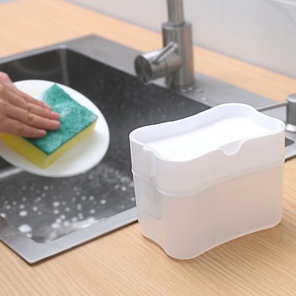 kitchen tool manual press soap organizer cleaning liquid dispenser container pump with sponge
kitchen tool manual press soap organizer cleaning liquid dispenser container pump with sponge