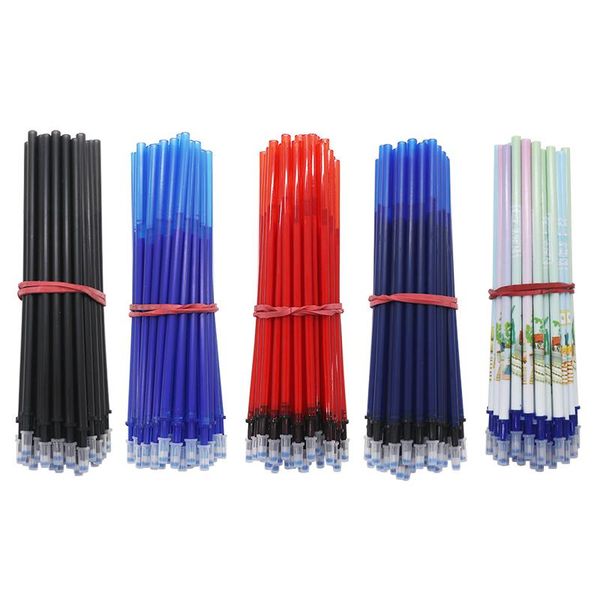 refills 50pc/set office gel pen erasable refill rod 0.5mm washable handle blue/black ink school stationery writing tool, Black;red
refills 50pc/set office gel pen erasable refill rod 0.5mm washable handle blue/black ink school stationery writing tool, Black;red