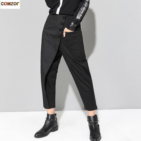 women's pants & capris personality women harem patchwork black streetwear autumn casual hip hop punk trousers womens joggers pantalones, Black;white
women's pants & capris personality women harem patchwork black streetwear autumn casual hip hop punk trousers womens joggers pantalones, Black;white