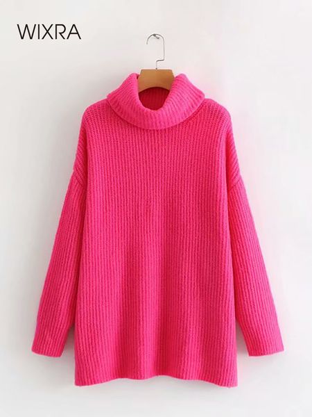 wixra women turtlene sweater female solid loose pullovers soft warm jumper candy color oversized autumn winter, Black
wixra women turtlene sweater female solid loose pullovers soft warm jumper candy color oversized autumn winter, Black