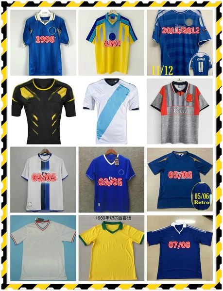 03 05 11 12 95 96 97 99 retro soccer jerseys lampard torres classic drogba final football shirt kits crespo hughes cole vintage size s-xxl, Black;yellow
03 05 11 12 95 96 97 99 retro soccer jerseys lampard torres classic drogba final football shirt kits crespo hughes cole vintage size s-xxl, Black;yellow