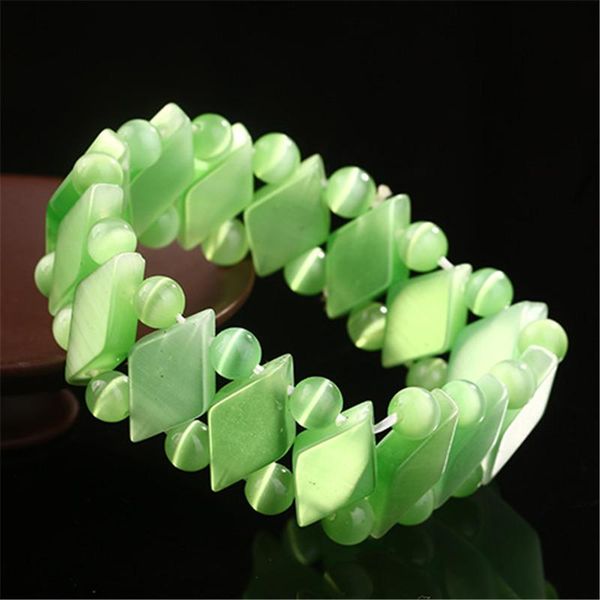 charm bracelets women elastic bracelet jewelry natural colorful opal stone rhomboic beads girlfriend creative gifts, Golden;silver
charm bracelets women elastic bracelet jewelry natural colorful opal stone rhomboic beads girlfriend creative gifts, Golden;silver