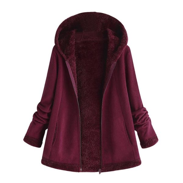 women's jackets women jacket fashion winter pocket zipper long sleeve plush hoodie coat blouse fur #yb40, Black;brown
women's jackets women jacket fashion winter pocket zipper long sleeve plush hoodie coat blouse fur #yb40, Black;brown
