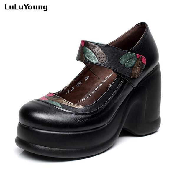 genuine leather shoes platform high heel pumps black color wedges for woman sy-2010 dress
genuine leather shoes platform high heel pumps black color wedges for woman sy-2010 dress