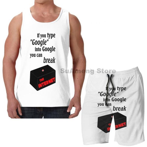 men's tracksuits summer funny print men tank women it crowd google the internet beach shorts sets fitness vest, Gray
men's tracksuits summer funny print men tank women it crowd google the internet beach shorts sets fitness vest, Gray