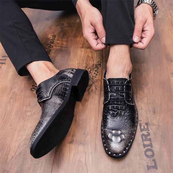 dress shoes gentlemen lace-up wedding party mens business office oxfords flats plus size men fashion men's, Black
dress shoes gentlemen lace-up wedding party mens business office oxfords flats plus size men fashion men's, Black