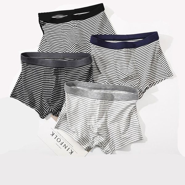 underpants men's breathable loose flat-angle panties elastic boxers for male pure color comfort stripe cotton underwear, Black;white
underpants men's breathable loose flat-angle panties elastic boxers for male pure color comfort stripe cotton underwear, Black;white