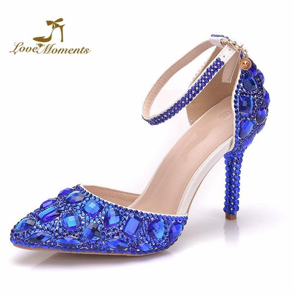 dress shoes pointed toe royal blue rhinestone women customized mother of the bride fashion 8cm high heels bridesmaid, Black
dress shoes pointed toe royal blue rhinestone women customized mother of the bride fashion 8cm high heels bridesmaid, Black