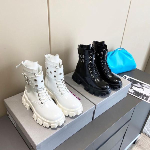 boots winter patent leather mid-calf woman cool motorcyle height increasing zapatos de mujer, Black
boots winter patent leather mid-calf woman cool motorcyle height increasing zapatos de mujer, Black