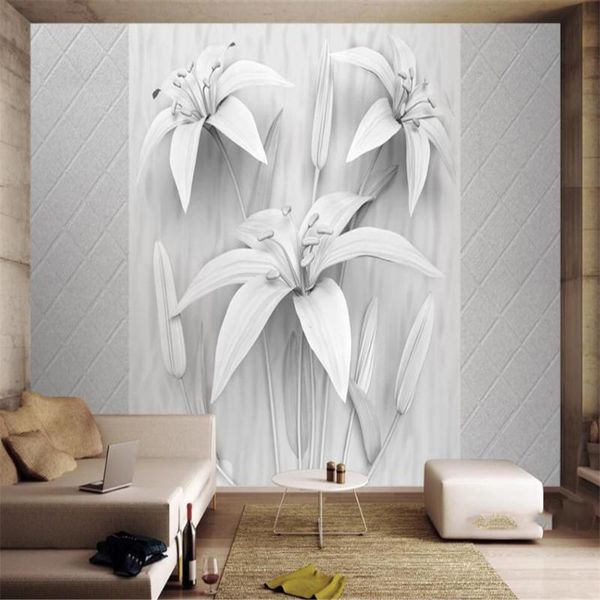 wallpapers milofi custom 3d wallpaper mural three-dimensional lily pattern background wall living room bedroom decoration
wallpapers milofi custom 3d wallpaper mural three-dimensional lily pattern background wall living room bedroom decoration