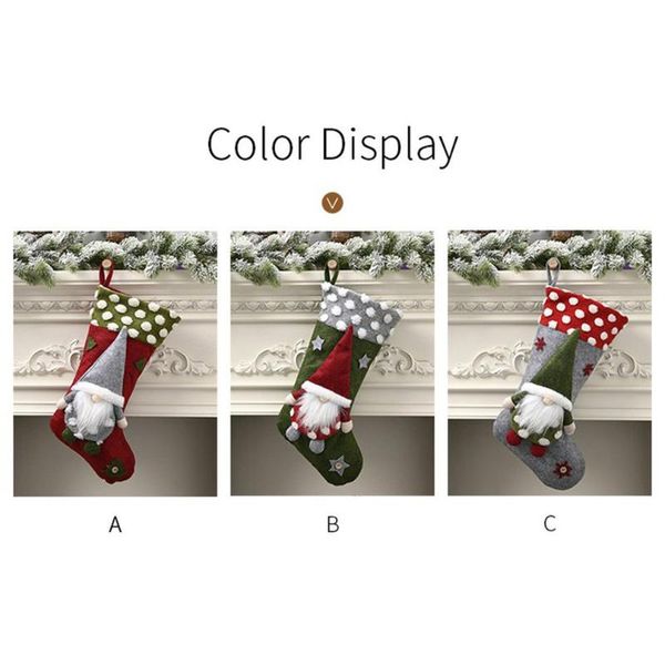 christmas decorations 3pcs/set stocking sack xmas gift candy bag for home sock tree decoration
christmas decorations 3pcs/set stocking sack xmas gift candy bag for home sock tree decoration