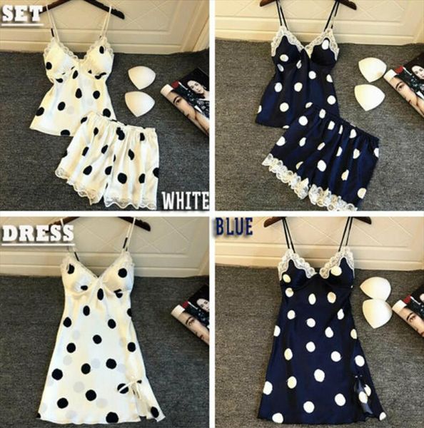 satin lace black dot women sleepwear print deep v pajamas set femme sleeveless lingerie nightgown, Black;red
satin lace black dot women sleepwear print deep v pajamas set femme sleeveless lingerie nightgown, Black;red