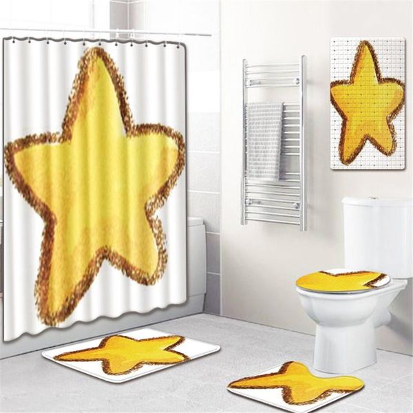 bath mats bathroom mat shower curtain non-slip pvc door absorbent carpet five-piece set
bath mats bathroom mat shower curtain non-slip pvc door absorbent carpet five-piece set