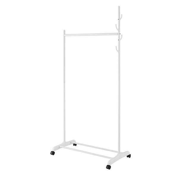 hooks & rails 1pc multifunctional garment rack iron clothes coat storage shelf practical drying hanger stand (white)
hooks & rails 1pc multifunctional garment rack iron clothes coat storage shelf practical drying hanger stand (white)