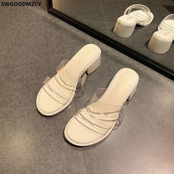 slippers women summer 2021 high heels woman chunky ladies pumps shoes talon transparente femme, Black
slippers women summer 2021 high heels woman chunky ladies pumps shoes talon transparente femme, Black