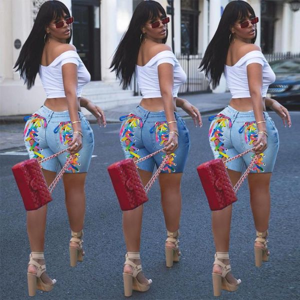 women's jeans mdmupaogit biker denim shorts women clothes summer washed skinny lace up bandage elegant short wholesale, Blue
women's jeans mdmupaogit biker denim shorts women clothes summer washed skinny lace up bandage elegant short wholesale, Blue