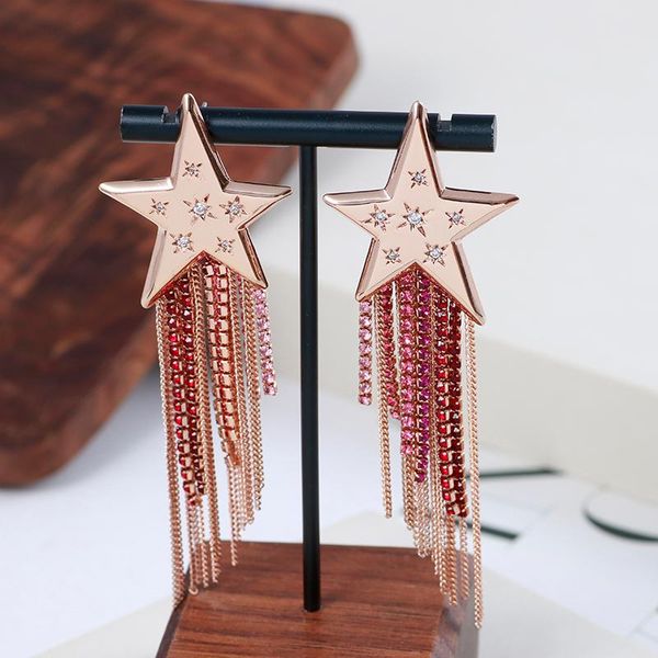 dangle & chandelier luxury bling star tassels earrings for women trendy gold color prong setting cubic zircon satement gift jewelry, Silver
dangle & chandelier luxury bling star tassels earrings for women trendy gold color prong setting cubic zircon satement gift jewelry, Silver