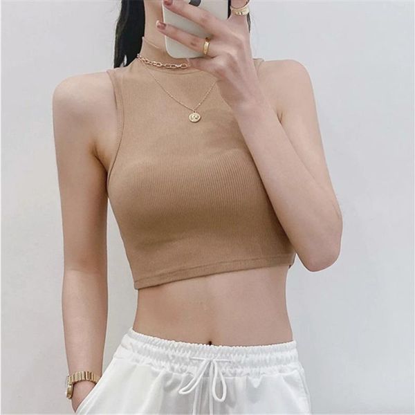 women's tanks & camis sleeveless ribbed tank 4 colors high neck grey bodycon women sports outfits 2021 summer black fashion crop g2, White
women's tanks & camis sleeveless ribbed tank 4 colors high neck grey bodycon women sports outfits 2021 summer black fashion crop g2, White