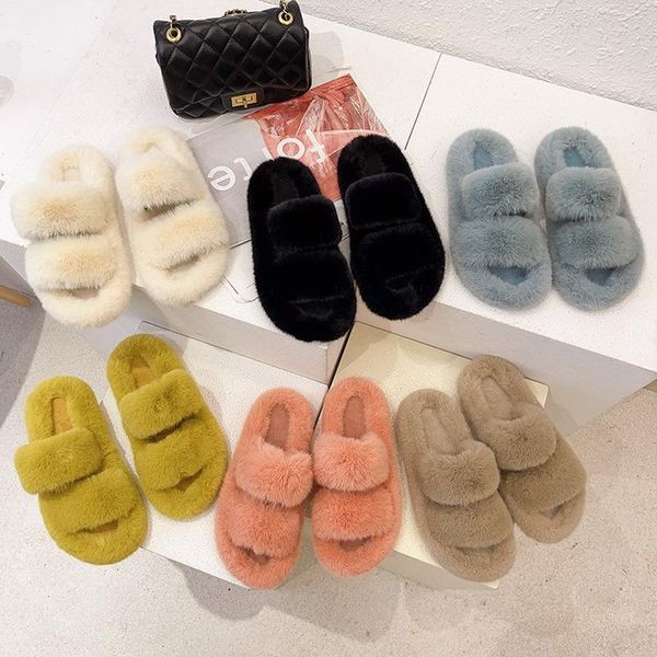 slippers house women furry winter soft faux fur warm flats rubber sole non slip home slides luxury casual shoes ladies female, Black
slippers house women furry winter soft faux fur warm flats rubber sole non slip home slides luxury casual shoes ladies female, Black