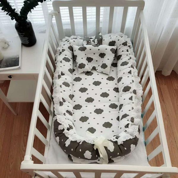 baby cribs crib bed portable removable and washable nest coaxing artifact with lace fully detachable design
baby cribs crib bed portable removable and washable nest coaxing artifact with lace fully detachable design