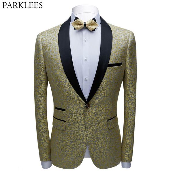 men's suits & blazers luxury floral jacquard tuxedo suit blazer men shawl collar one button dress mens wedding groom party costume homm, White;black
men's suits & blazers luxury floral jacquard tuxedo suit blazer men shawl collar one button dress mens wedding groom party costume homm, White;black