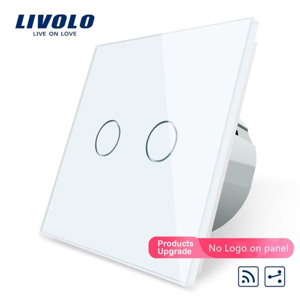 smart home control livolo eu standard, touch remote switch, white crystal glass panel, 2 gangs way, ac 220~250v + led indicator, vl-c702sr-1
smart home control livolo eu standard, touch remote switch, white crystal glass panel, 2 gangs way, ac 220~250v + led indicator, vl-c702sr-1