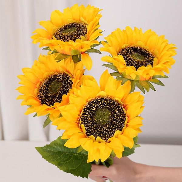 decorative flowers & wreaths 22 heads single sunflower artificial flower home el wedding decoration pastoral latin
decorative flowers & wreaths 22 heads single sunflower artificial flower home el wedding decoration pastoral latin