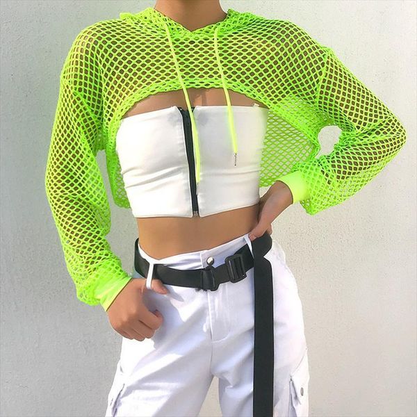 crop mesh fishnet women shirt solid beach casual long sleeve hollow out hoodies pullovers sun protection top, White
crop mesh fishnet women shirt solid beach casual long sleeve hollow out hoodies pullovers sun protection top, White