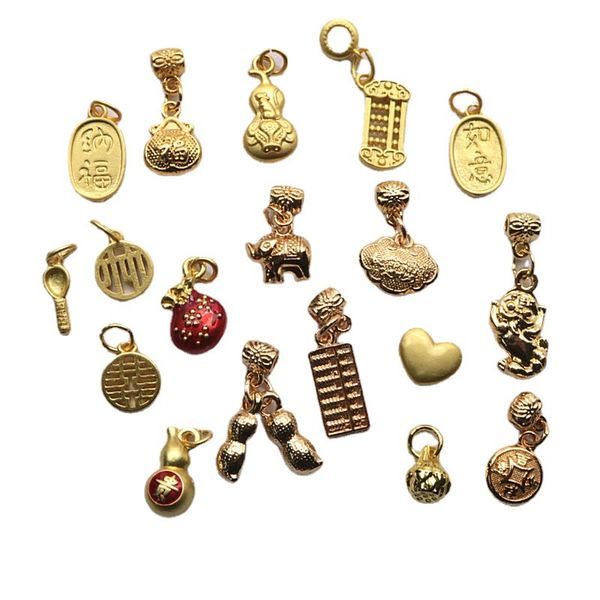 18pcs chinese style placer gold cloisonne enamel pendant diy charms jewelry making supplies necklace bracelet anklet accessories, Bronze;silver
18pcs chinese style placer gold cloisonne enamel pendant diy charms jewelry making supplies necklace bracelet anklet accessories, Bronze;silver