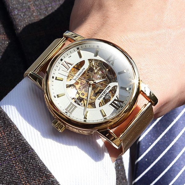 orkina transparent steampunk montre homme gold retro casual heren watches brand luxe steel mesh skeleton mechanical, Slivery;brown
orkina transparent steampunk montre homme gold retro casual heren watches brand luxe steel mesh skeleton mechanical, Slivery;brown