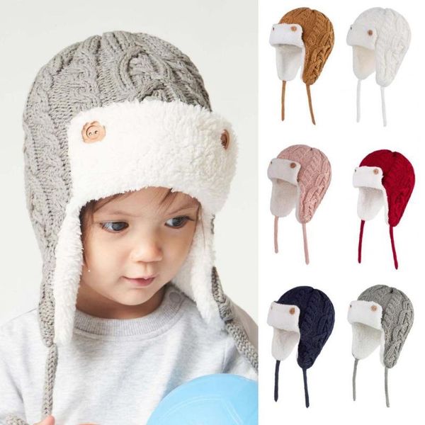 berets coldproof stylish ropes knitted hat autumn winter toddler cap warm for festival, Blue;gray
berets coldproof stylish ropes knitted hat autumn winter toddler cap warm for festival, Blue;gray