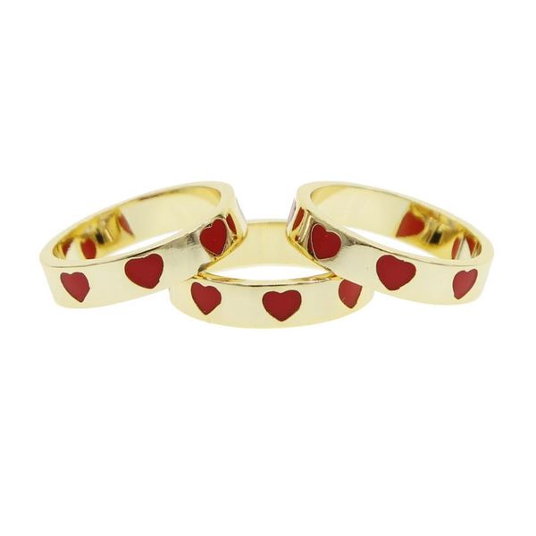 wedding rings romantic red heart enamel ring with gold color plated for women party fine jewelry fashion 2021 cute gifts, Slivery;golden
wedding rings romantic red heart enamel ring with gold color plated for women party fine jewelry fashion 2021 cute gifts, Slivery;golden