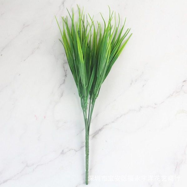 decorative flowers & wreaths manufacturers wholesale 7 fork grass artificial plastic for home outdoor decoration
decorative flowers & wreaths manufacturers wholesale 7 fork grass artificial plastic for home outdoor decoration