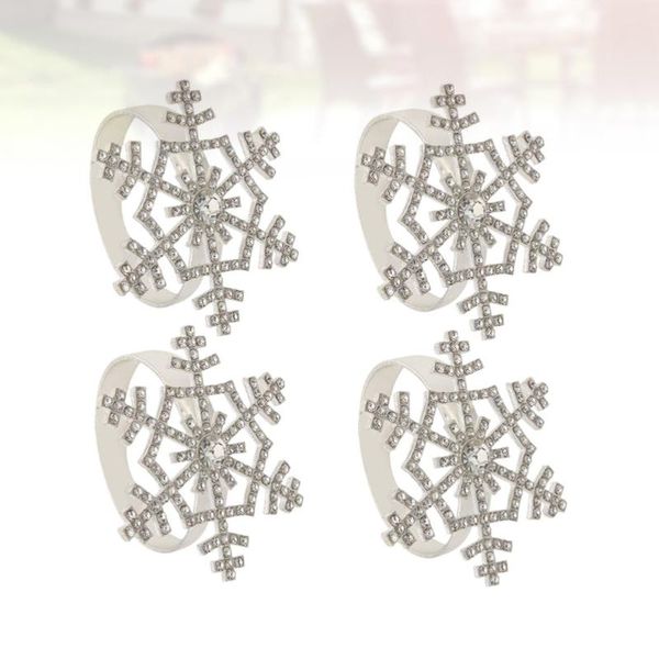napkin rings 4pcs christmas snowflake serviette circles creative holders for wedding banquet party
napkin rings 4pcs christmas snowflake serviette circles creative holders for wedding banquet party