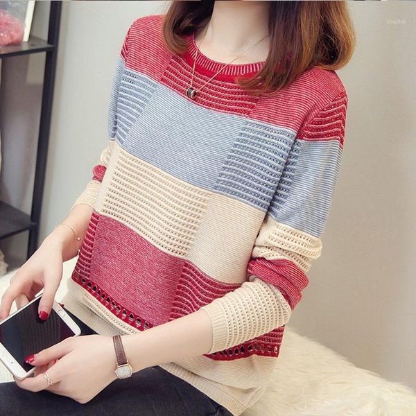 o-neck colorblock plaid sweaters women spring/summer full sleeve loose hollowed pullovers korean female jumpers sweater 126 women's, White;black
o-neck colorblock plaid sweaters women spring/summer full sleeve loose hollowed pullovers korean female jumpers sweater 126 women's, White;black