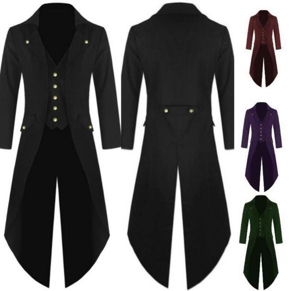 men's trench coats 2021 men medieval renaissance jacket cosplay costume solid color long uniform coat for clothing, Tan;black
men's trench coats 2021 men medieval renaissance jacket cosplay costume solid color long uniform coat for clothing, Tan;black