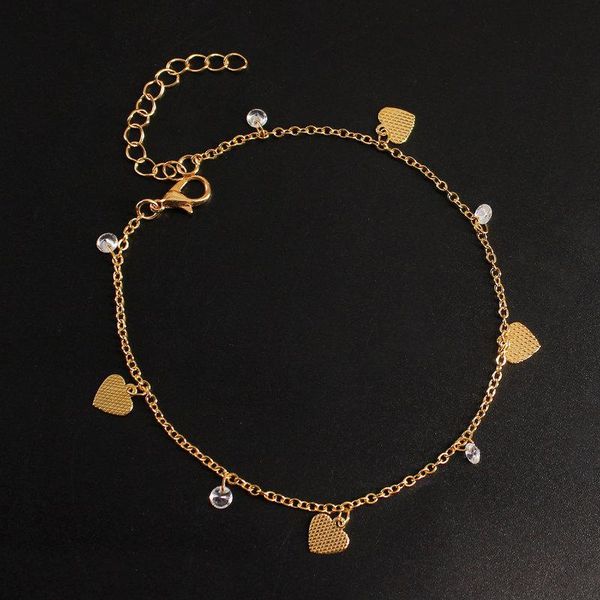 barefoot sandals jewelry bohemian beach ankle bracelets fashion crystal heart chain anklets for women accessories, Red;blue
barefoot sandals jewelry bohemian beach ankle bracelets fashion crystal heart chain anklets for women accessories, Red;blue