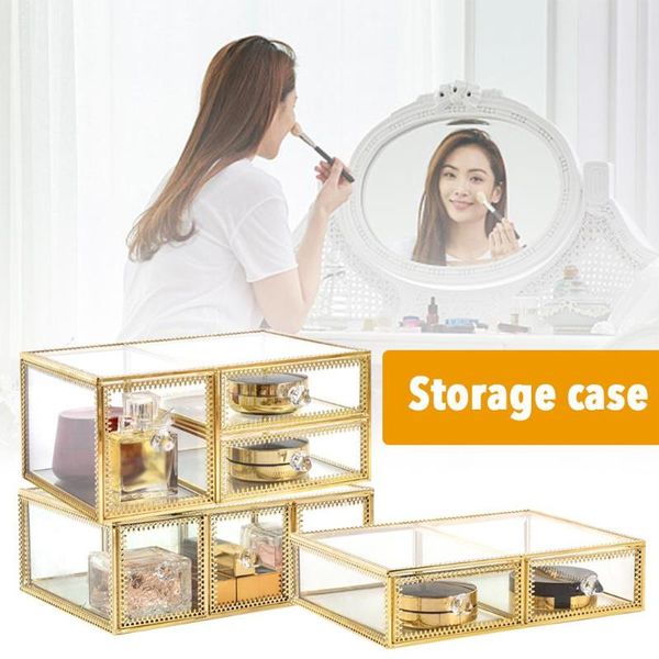 storage boxes & bins metal makeup box drawer jewelry display stand detachable cosmetic glass organizer dressing table decoration
storage boxes & bins metal makeup box drawer jewelry display stand detachable cosmetic glass organizer dressing table decoration