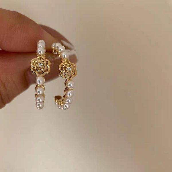dangle & chandelier 2021 korean simple geometry earrings fashion temperament sweet pearl flower female party jewelry, Silver
dangle & chandelier 2021 korean simple geometry earrings fashion temperament sweet pearl flower female party jewelry, Silver