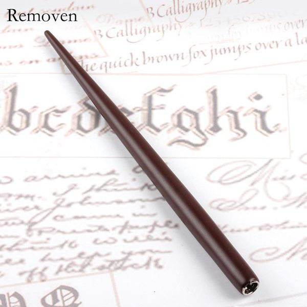 refills removen english calligraphy gothic italic script wooden dip pen holder with 2pcs colors available, Black;red
refills removen english calligraphy gothic italic script wooden dip pen holder with 2pcs colors available, Black;red