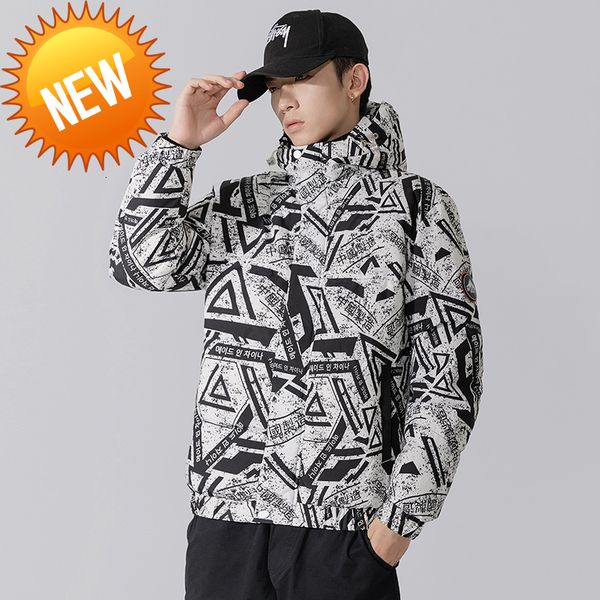 winter men's down jacket 90% white duck full printed puffer fashion coat for men hooded windbreak warm parkas, Black
winter men's down jacket 90% white duck full printed puffer fashion coat for men hooded windbreak warm parkas, Black
