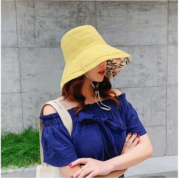double sided fisherman's hat in spring and summer