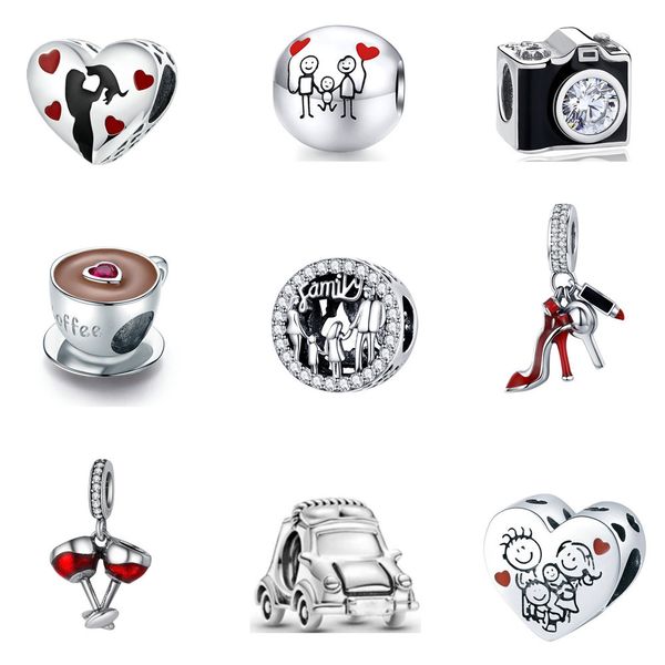 s925 sterling silver cute car retro black camera beads charm adapting original pandora charms bracelets for women fashion jewelry, Bronze;silver
s925 sterling silver cute car retro black camera beads charm adapting original pandora charms bracelets for women fashion jewelry, Bronze;silver