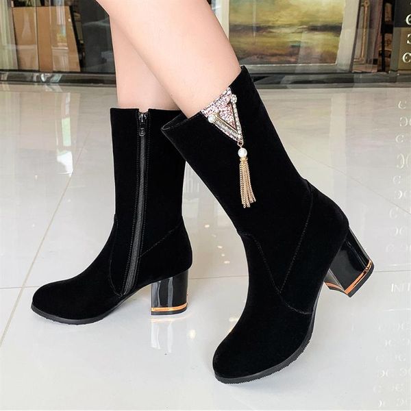 boots plus size 34-43 fashion 2021 women autumn winter ladies shoes flock ankle high heel suede, Black
boots plus size 34-43 fashion 2021 women autumn winter ladies shoes flock ankle high heel suede, Black