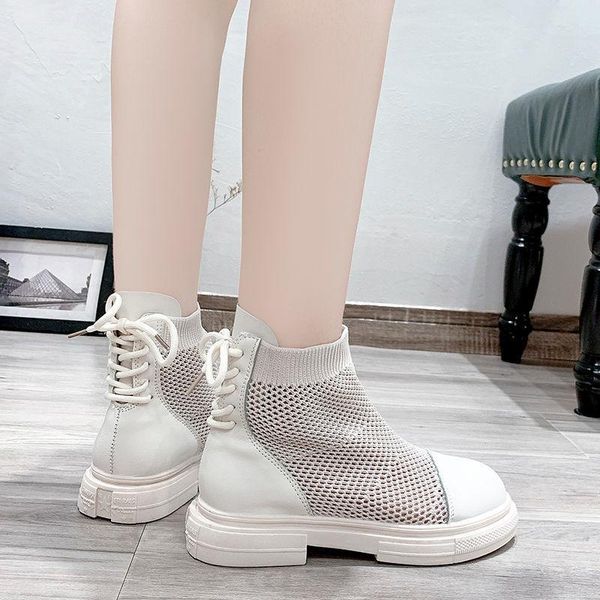 boots smile circle autumn winter ankle women genuine leather platform punk short ladies shoes, Black
boots smile circle autumn winter ankle women genuine leather platform punk short ladies shoes, Black