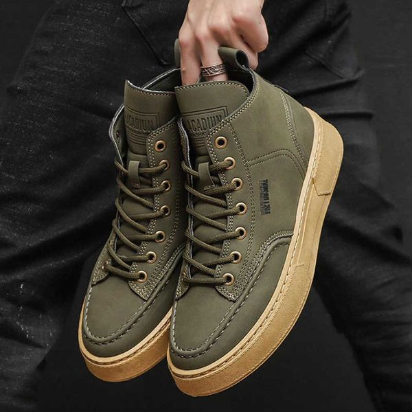 martin boots men's autumn and winter leisure high korean fashion versatile tooling, Black
martin boots men's autumn and winter leisure high korean fashion versatile tooling, Black